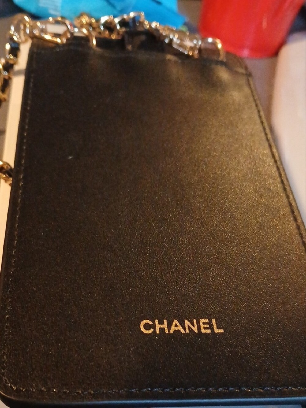 Chanel Coco Crush Quilted Black Leather Crossbody Phone Bag - Picture 4 of 4